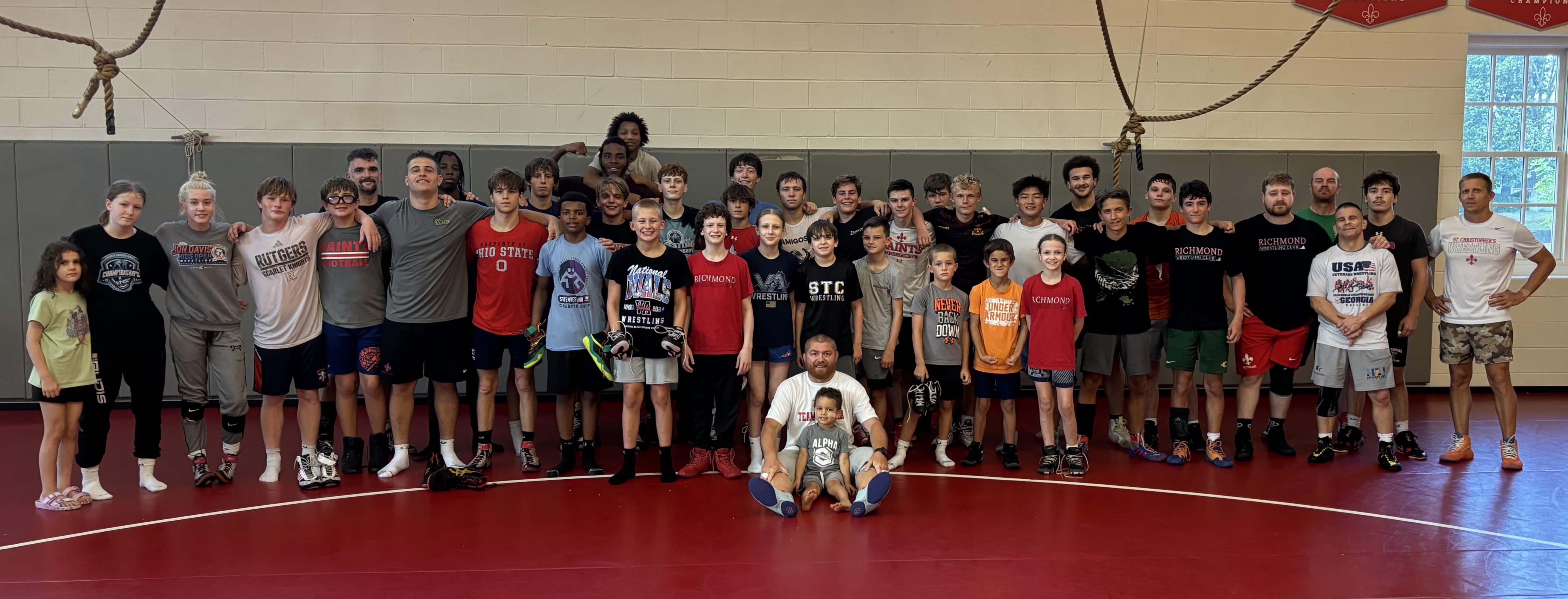 Richmond Wrestling Group Photo